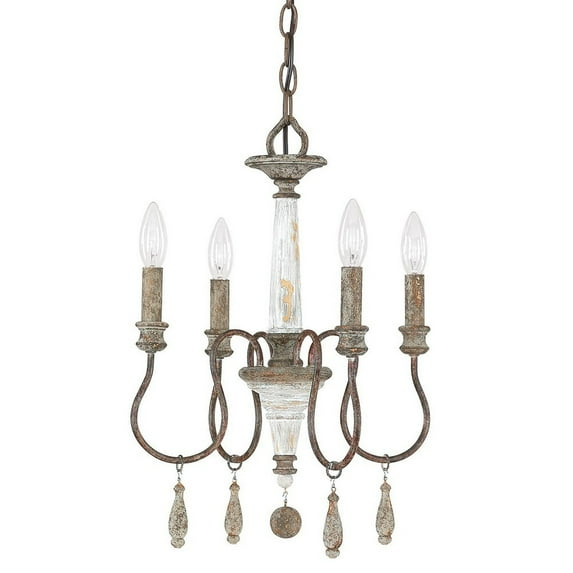 Austin Allen - Zoe - 4 Light Chandelier In Traditional Style-19 Inches Tall and
