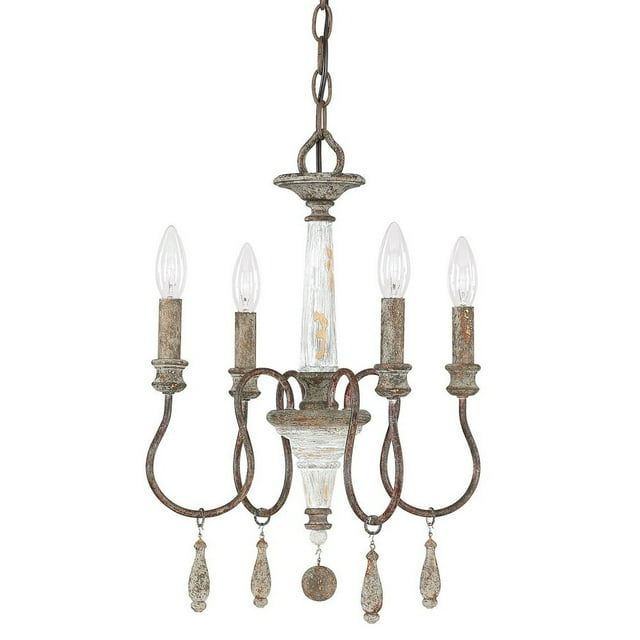 Austin Allen - Zoe - 4 Light Chandelier In Traditional Style-19 Inches Tall and