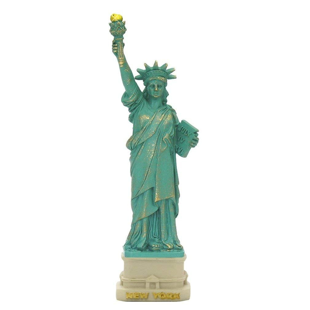 Authentic Scaled 4" Copper Statue of Liberty Replica Statues, NYC Souvenir