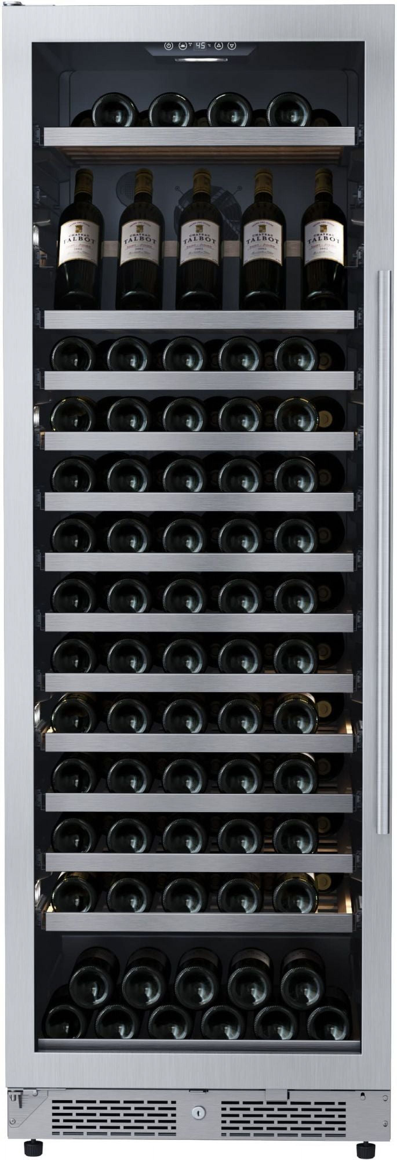 Avallon Awc243tszlh 24" Wide 150 Bottle Capacity Built-In Or Free Standing Wine Cooler -