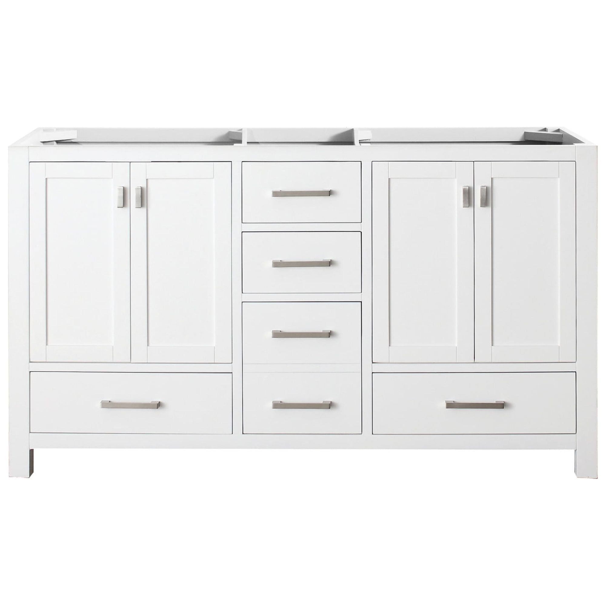 Avanity Modero-V60 Modero 60" Double Free Standing Wood Vanity Cabinet Only - White