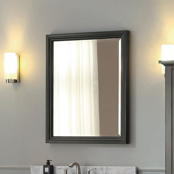 AVANITY  Thompson 28 Inch Mirror - Charcoal Glaze - Charcoal Glaze - 28"W x 33"H