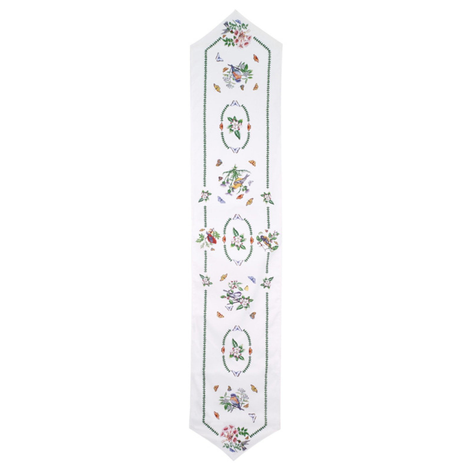 Avanti Linens Botanic Birds 72" Runner - Multicolored