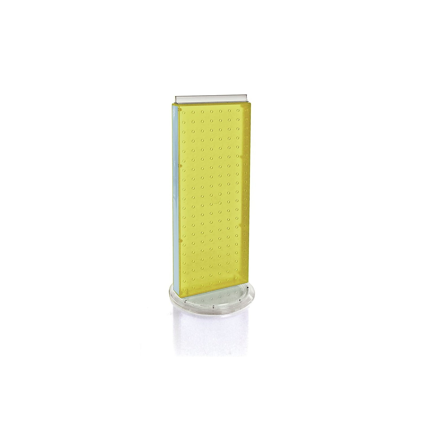 Revolving 8"W x 20.625"H Pegboard Counter Display