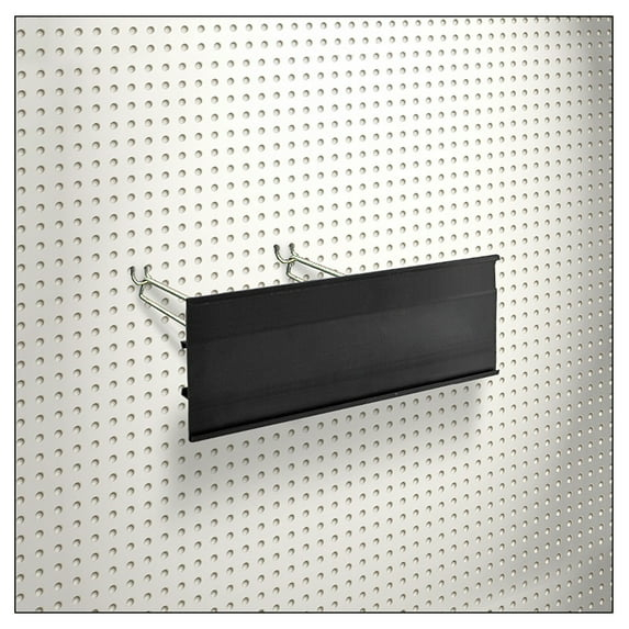 Azar Displays 600512-BLK 5" H x 12" L Black C-Channel