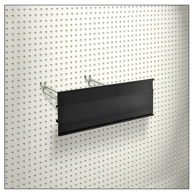 Azar Displays 600512-BLK 5" H x 12" L Black C-Channel