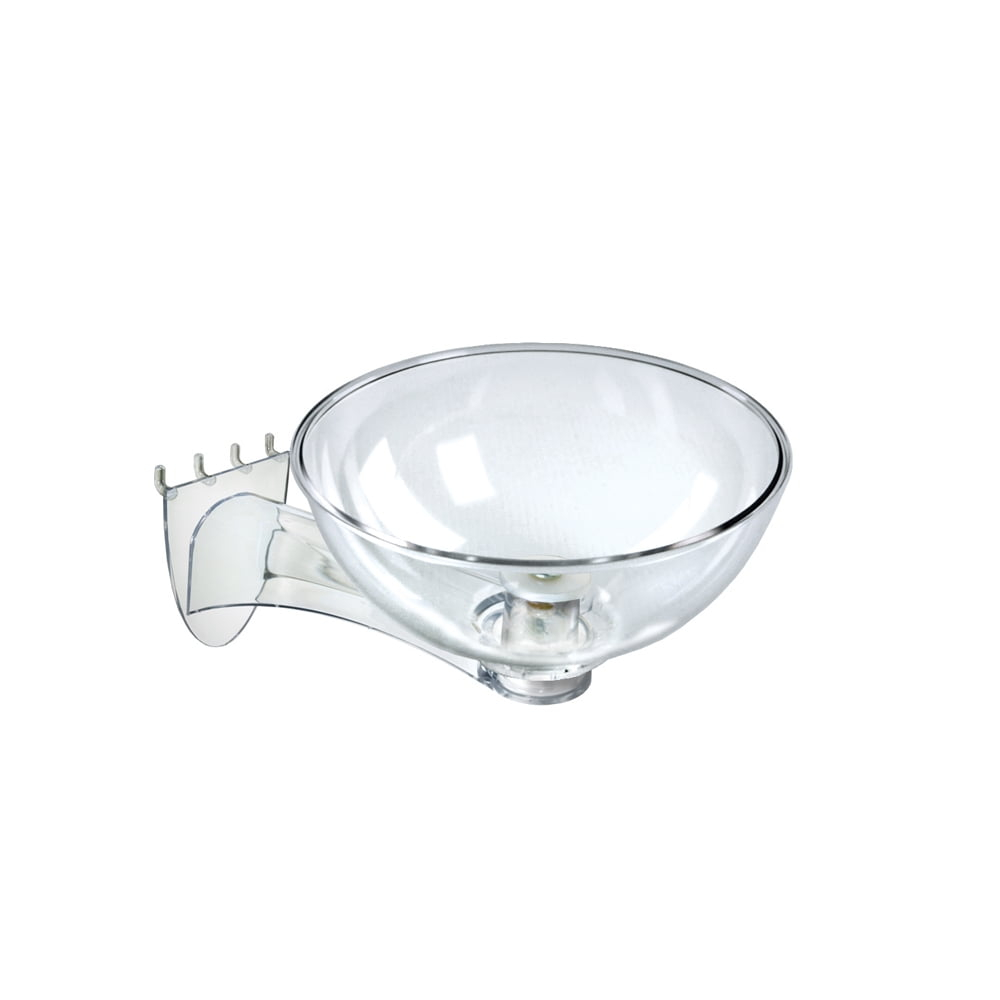 Azar Displays 700912 10" Bowl Display for Pegboard/Slatwall
