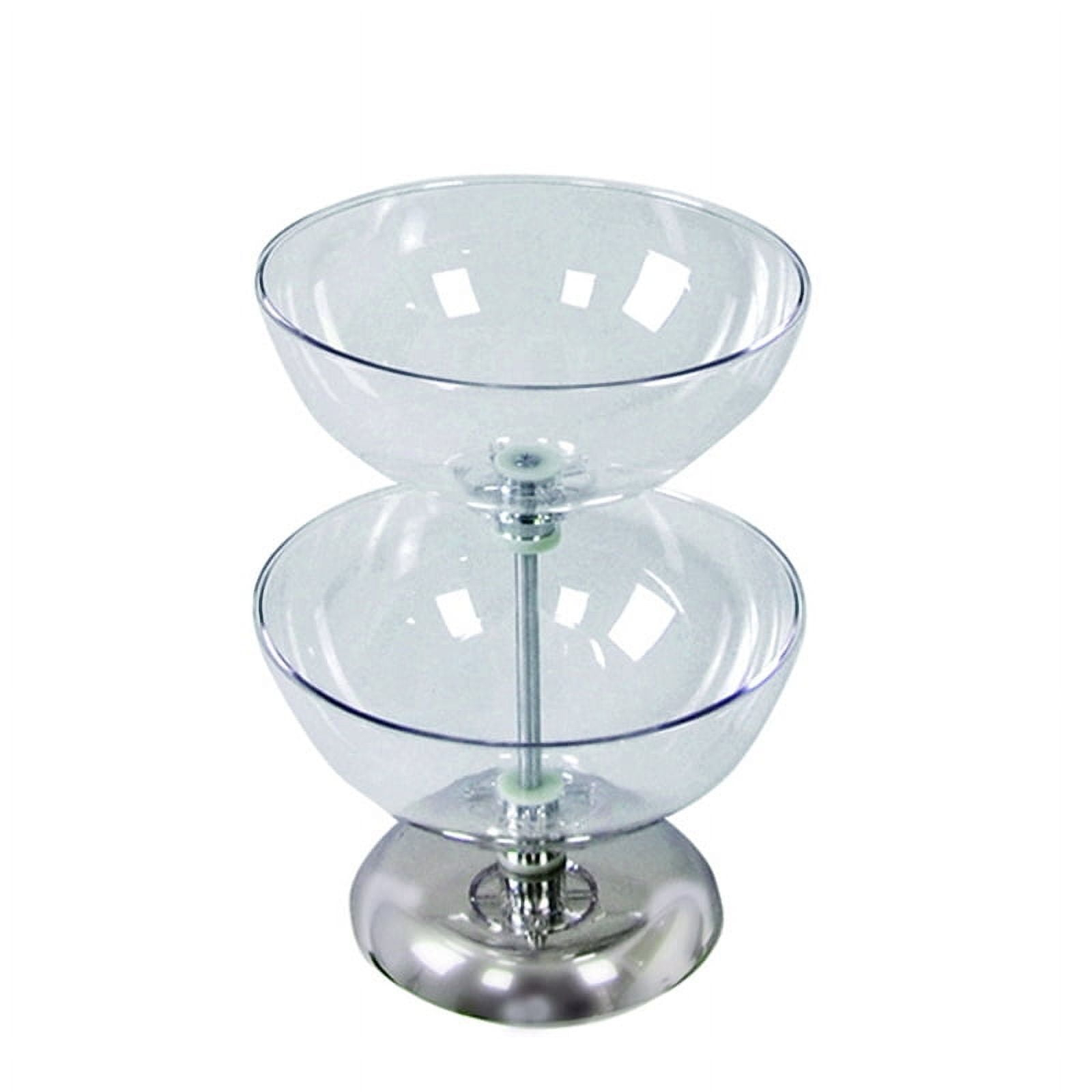 Azar Displays Two-Tier 12" & 12" Bowl Counter Display
