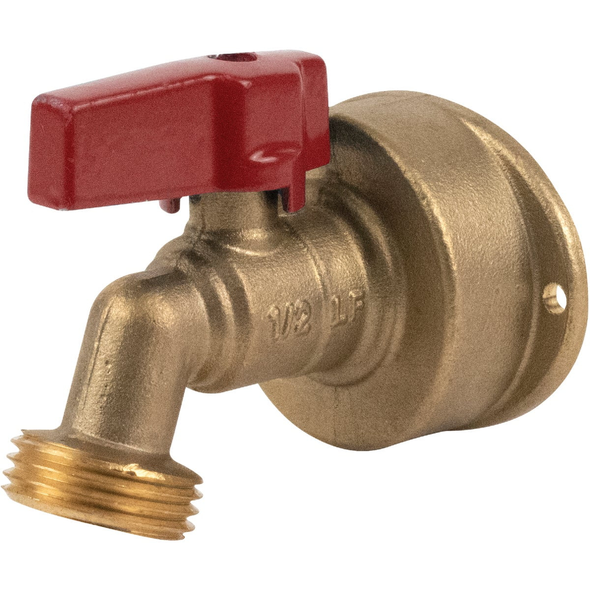 B & K 1/2 In. PF x 3/4 In. MHT Quarter Turn Brass Hose Bibb 1103-153