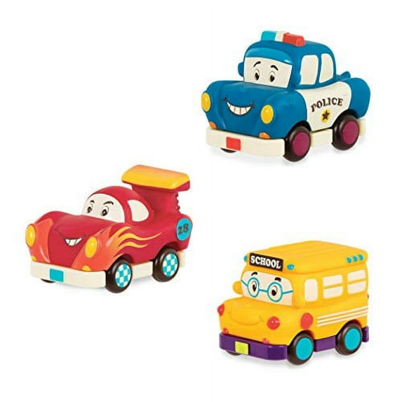 B. Toys - Mini Pull-Back Vehicles Set, Bus &Cars