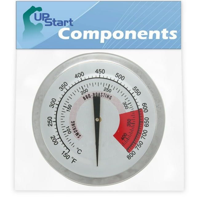 BBQ Grill Thermometer Heat Indicator Replacement Parts for Kitchenaid 720-0787D, 720-0819, 720-0745, 720-0733A, 720-0745B, 720-0826 - Compatible Barbeque Temperature Gauge Thermostat