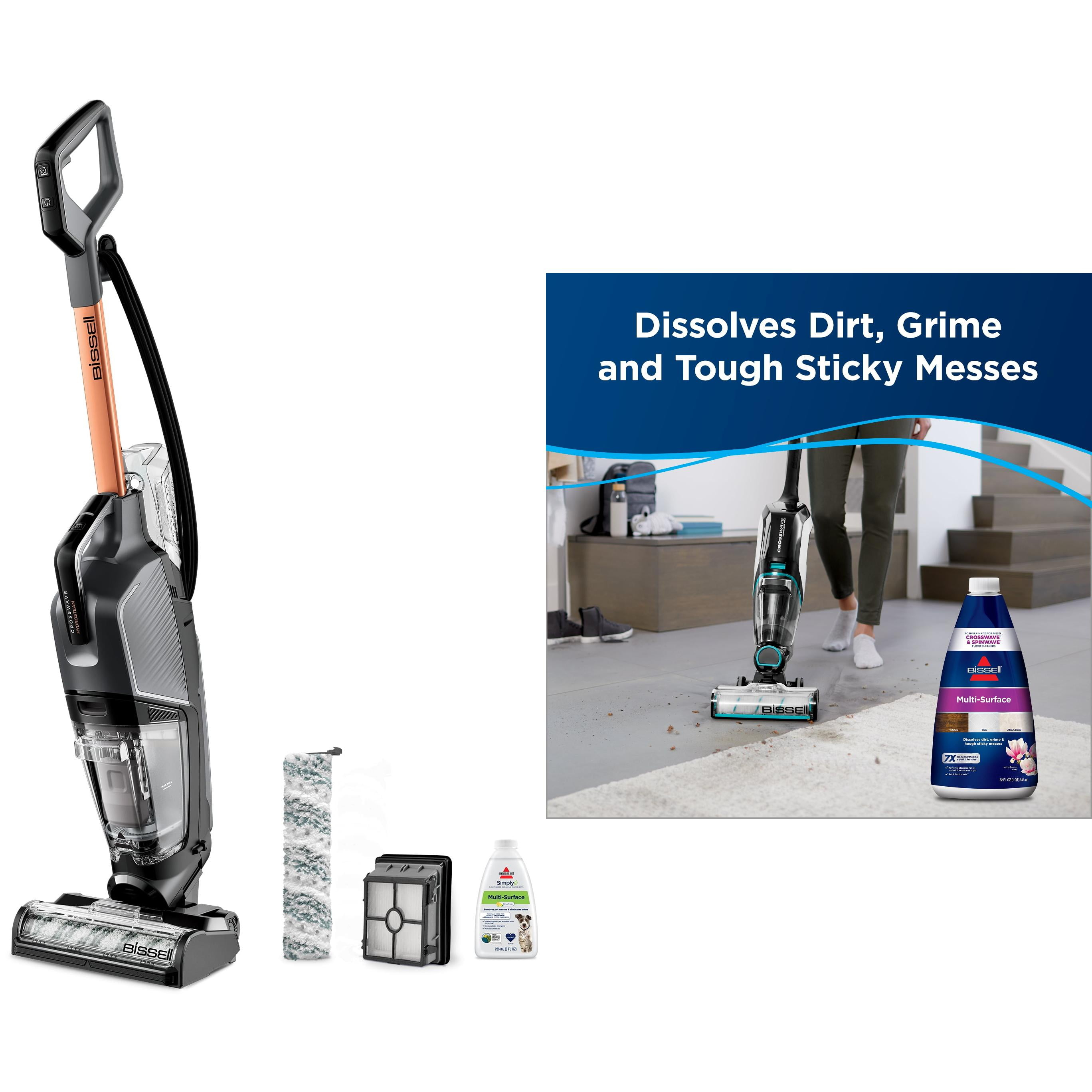 Bissell® CrossWave® HydroSteam™ Wet Dry Vac, Multi-Purpose Vacuum 3513