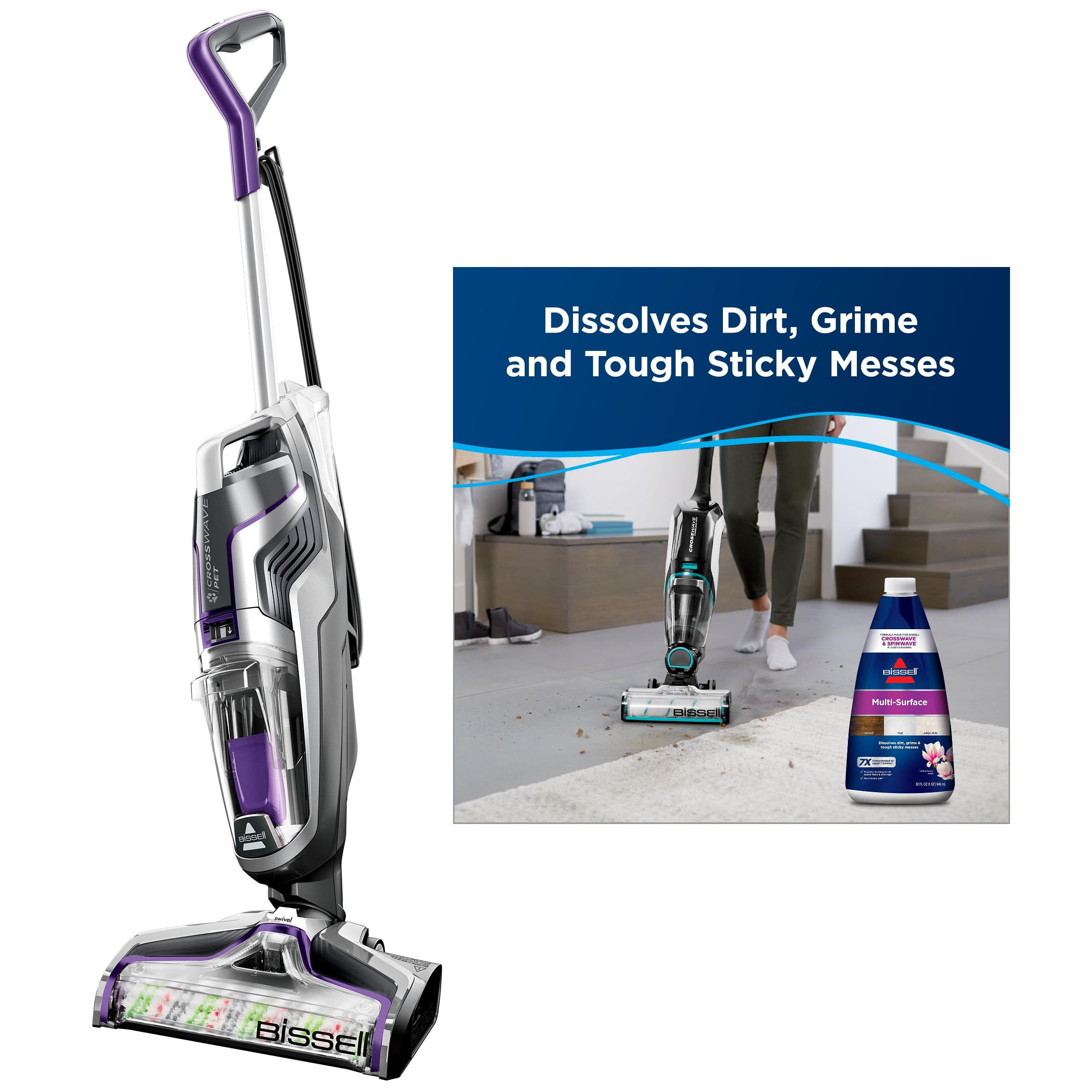 BISSELL CrossWave Turbo Pet Pro Multi-Surface Wet-Dry Vacuum 2328