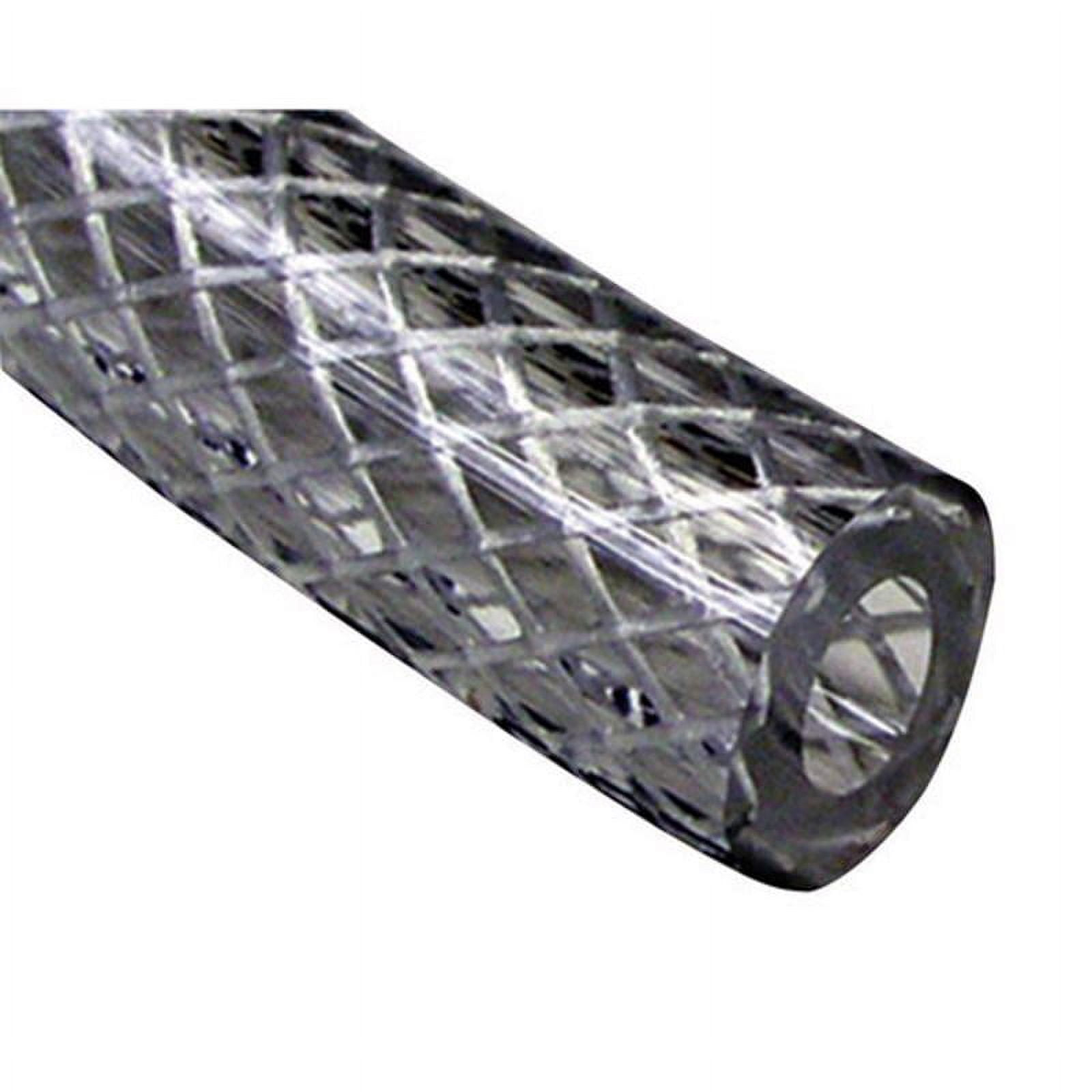 1.25 in. x 1.75 in. x 10 ft. Reinforced PVC Braided Tubing, Clear