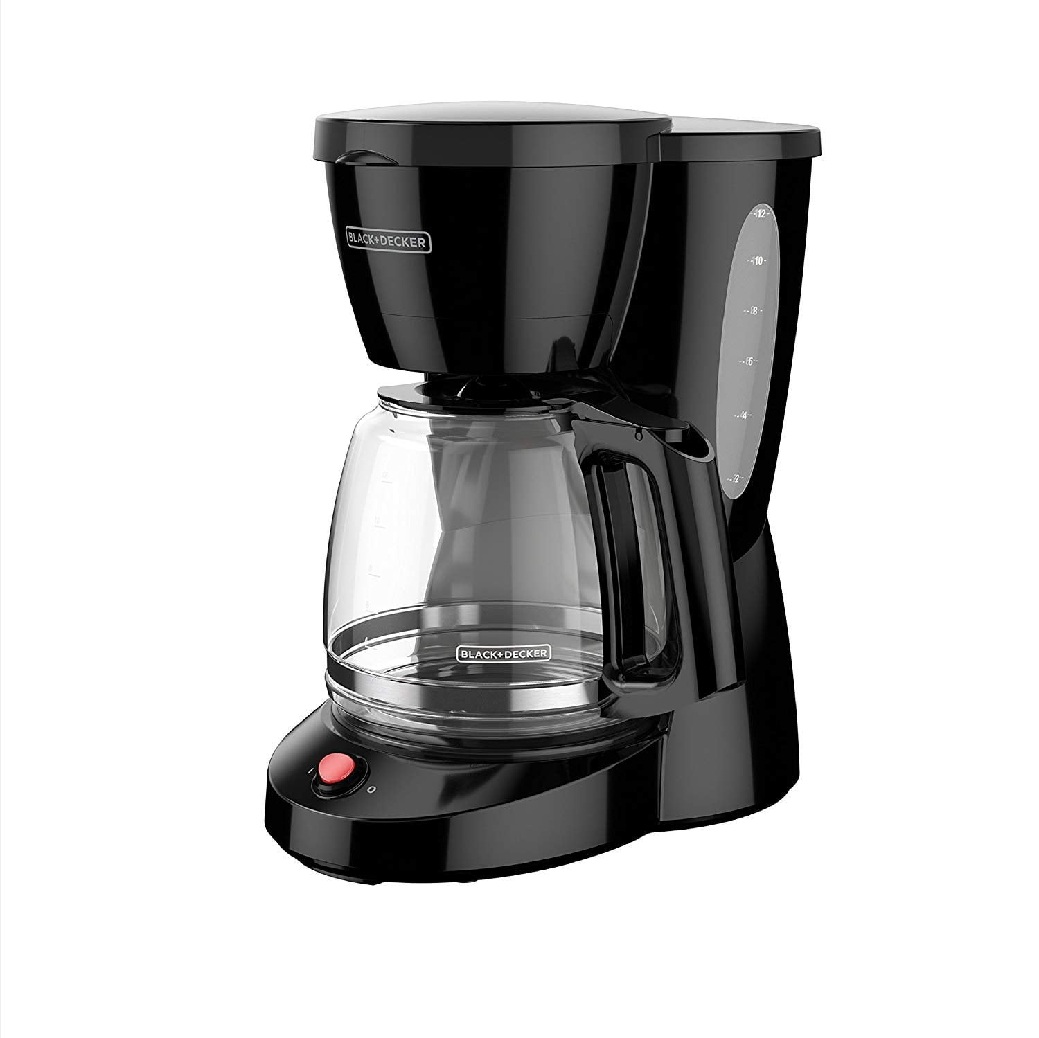 Black 12-Cup Programmable Coffee Maker with Perfect Pour Carafe