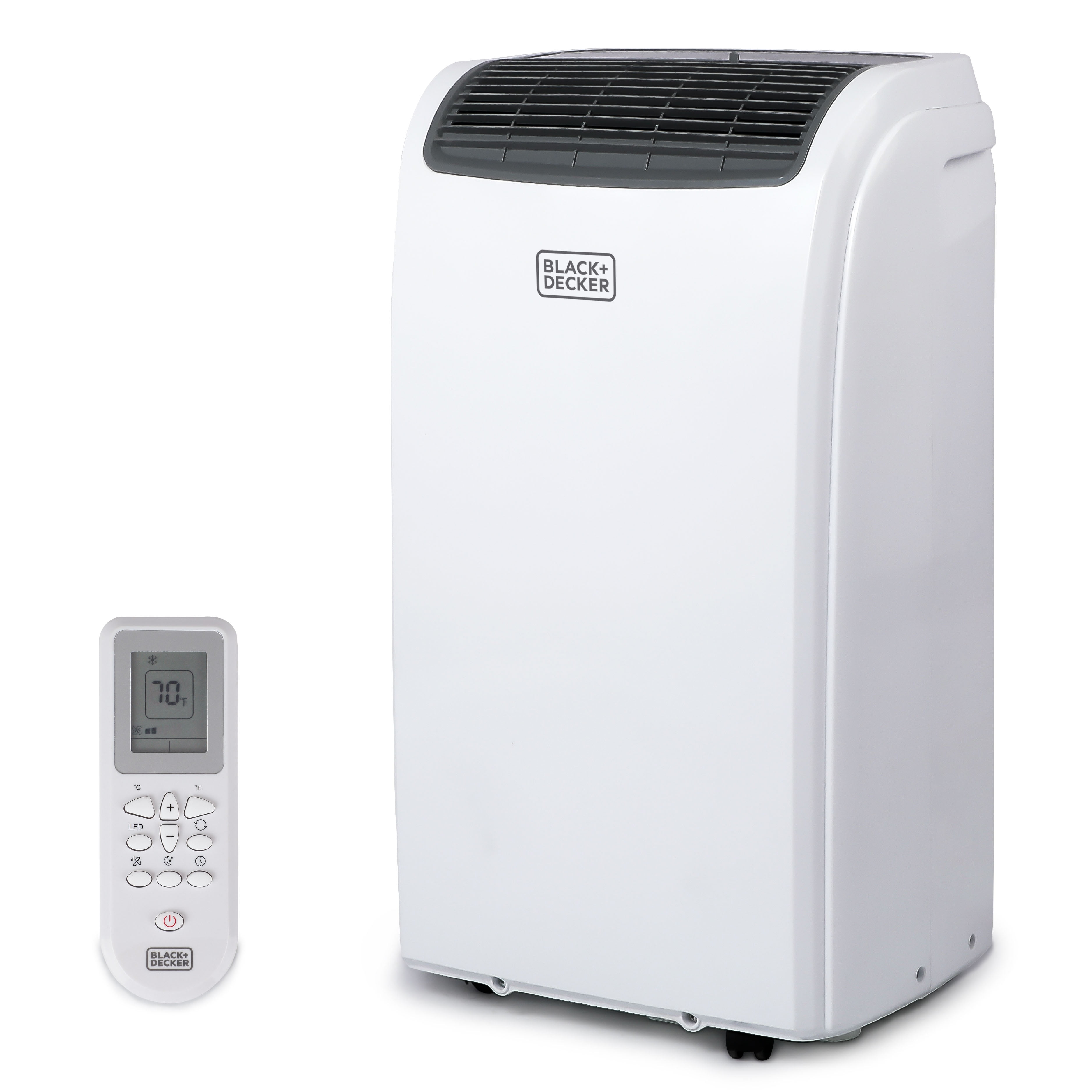 BLACK+DECKER BPACT10WT 5,500 BTU SACC/CEC (10,000 BTU ASHRAE) Portable Air Conditioner for Rooms up to 450 sq. ft.