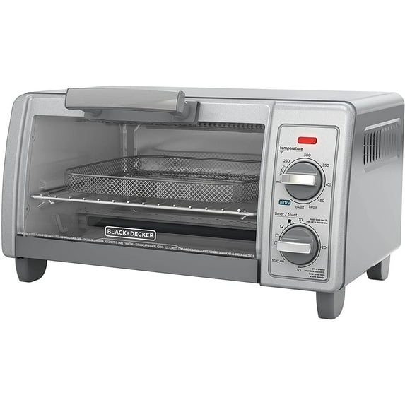 BLACK+DECKER Crisp N Bake 1200 W 4-Slice Air Fry Toaster Oven