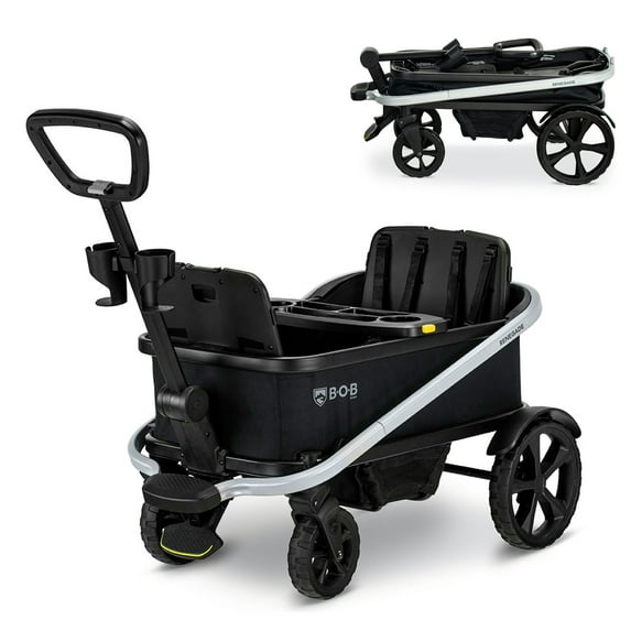 BOB Gear Renegade Foldable Stroller Wagon with Child Snack Tray and Cup Holders, Nightfall