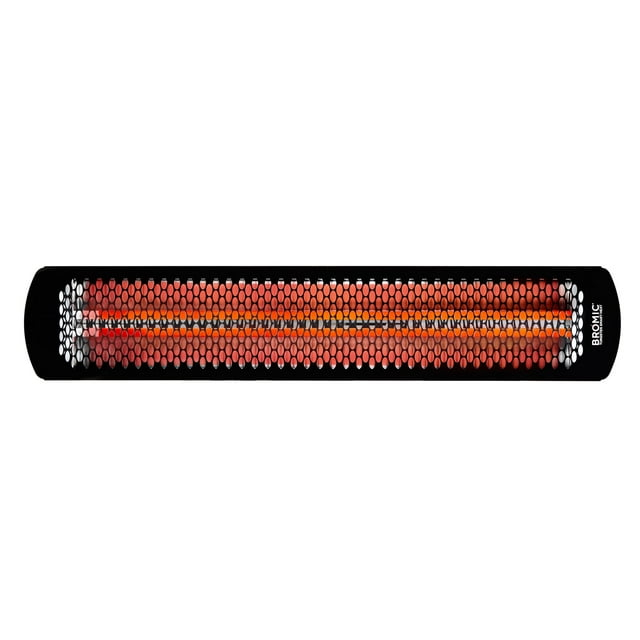 Bromic BH0420031-2 220-240V Heating Tungsten 3000 Series Smart-Heat Electric Heater - Black