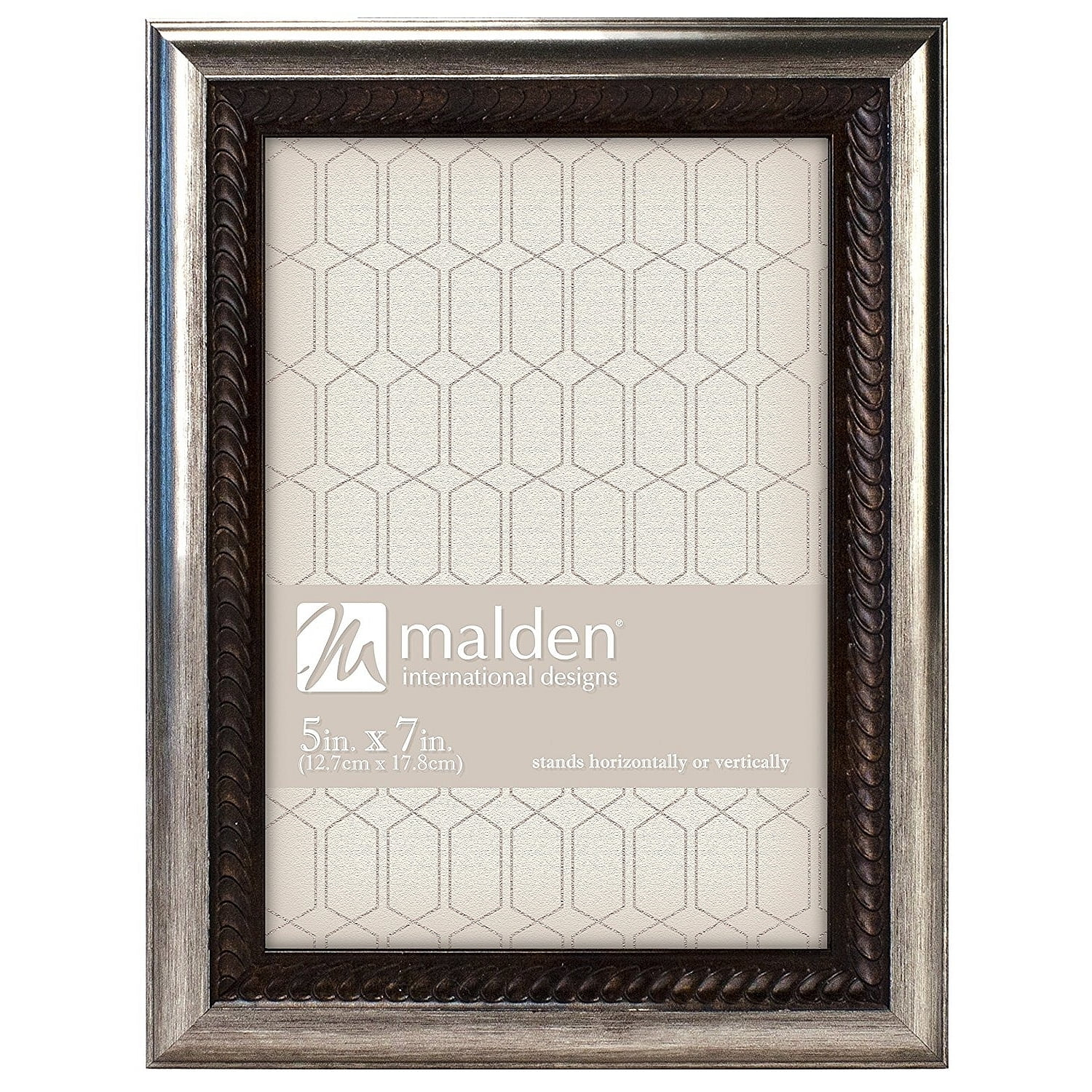 BRONZE WAVE Braid-Trim classic 5x7 by Malden - 5x7