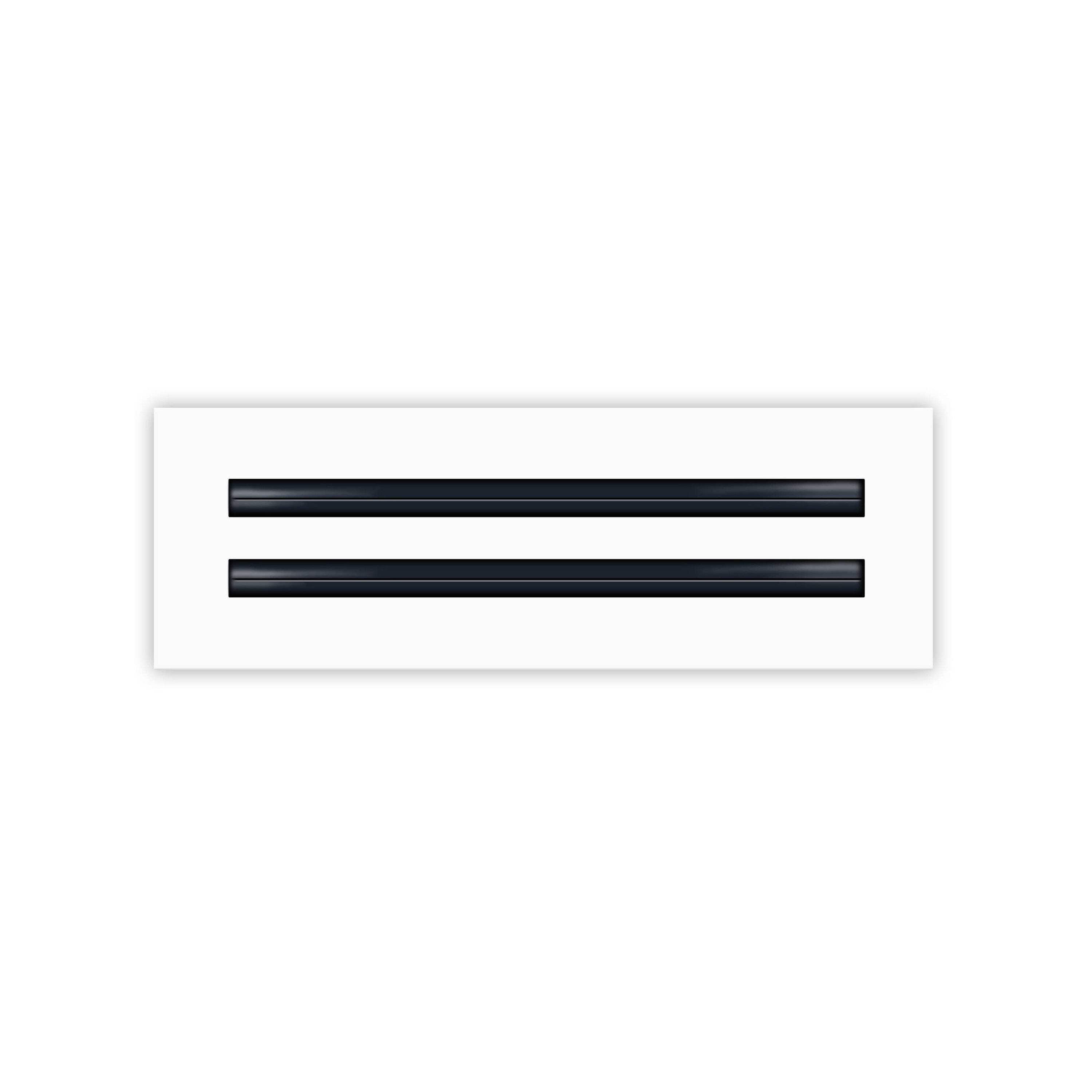 Texas Buildmart BUILDMART - 12x4 Modern AC Vent Cover - Standard Linear Slot Diffuser - Register Grille / Size: 2" H x 4" W x 12" L