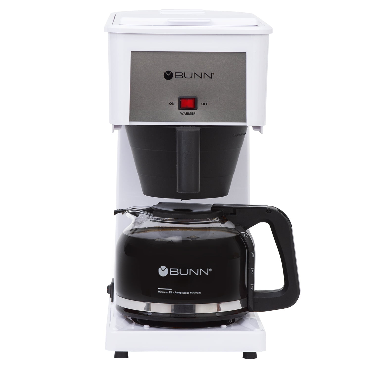 BUNN GRW Speed Brew Classic 10 Cup Coffee Maker, White
