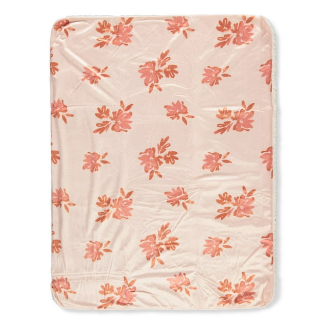 Baby Girl Carter's Floral Plush Blanket Color: Pink Floral Size: N/A