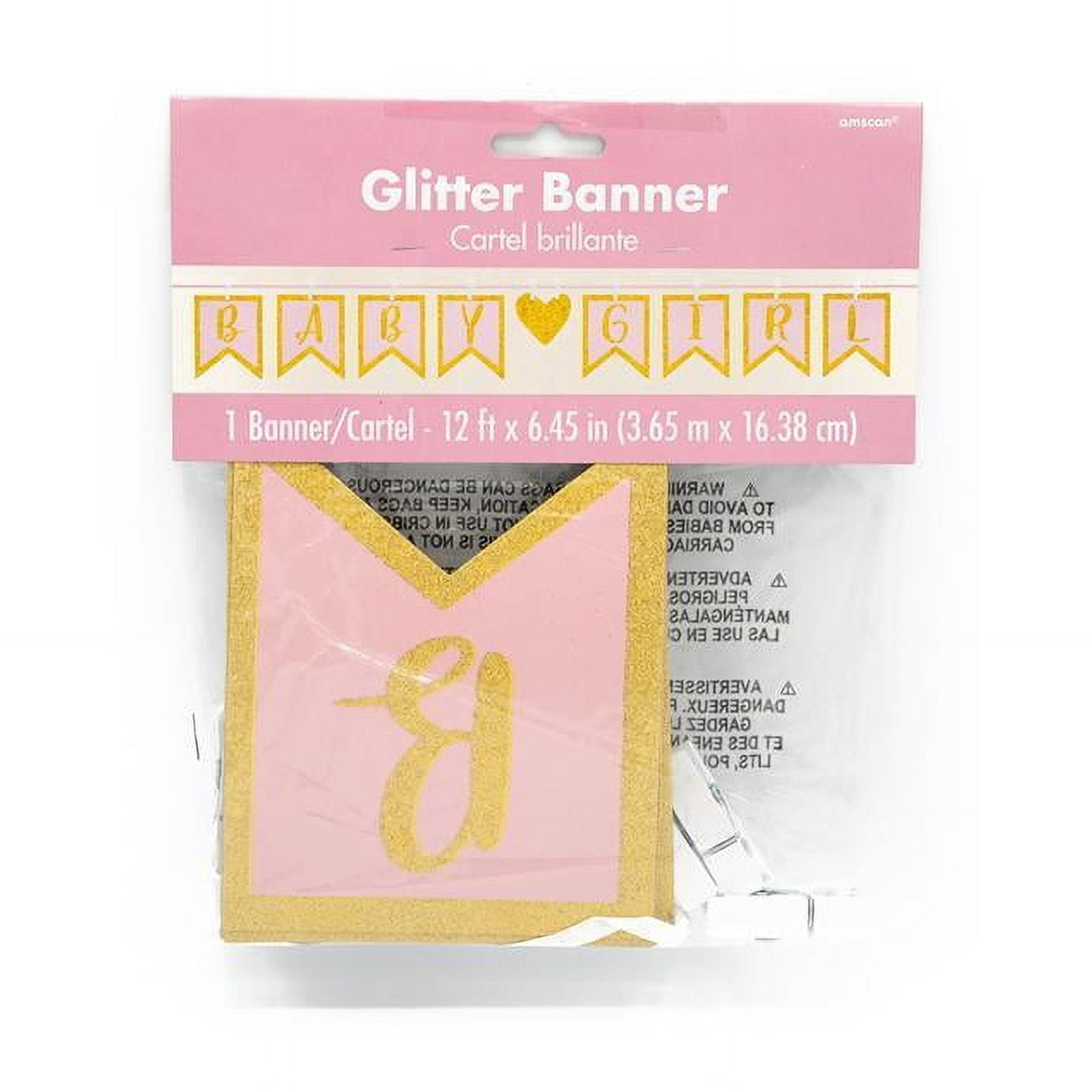 Baby Shower Girl, Letter Banner