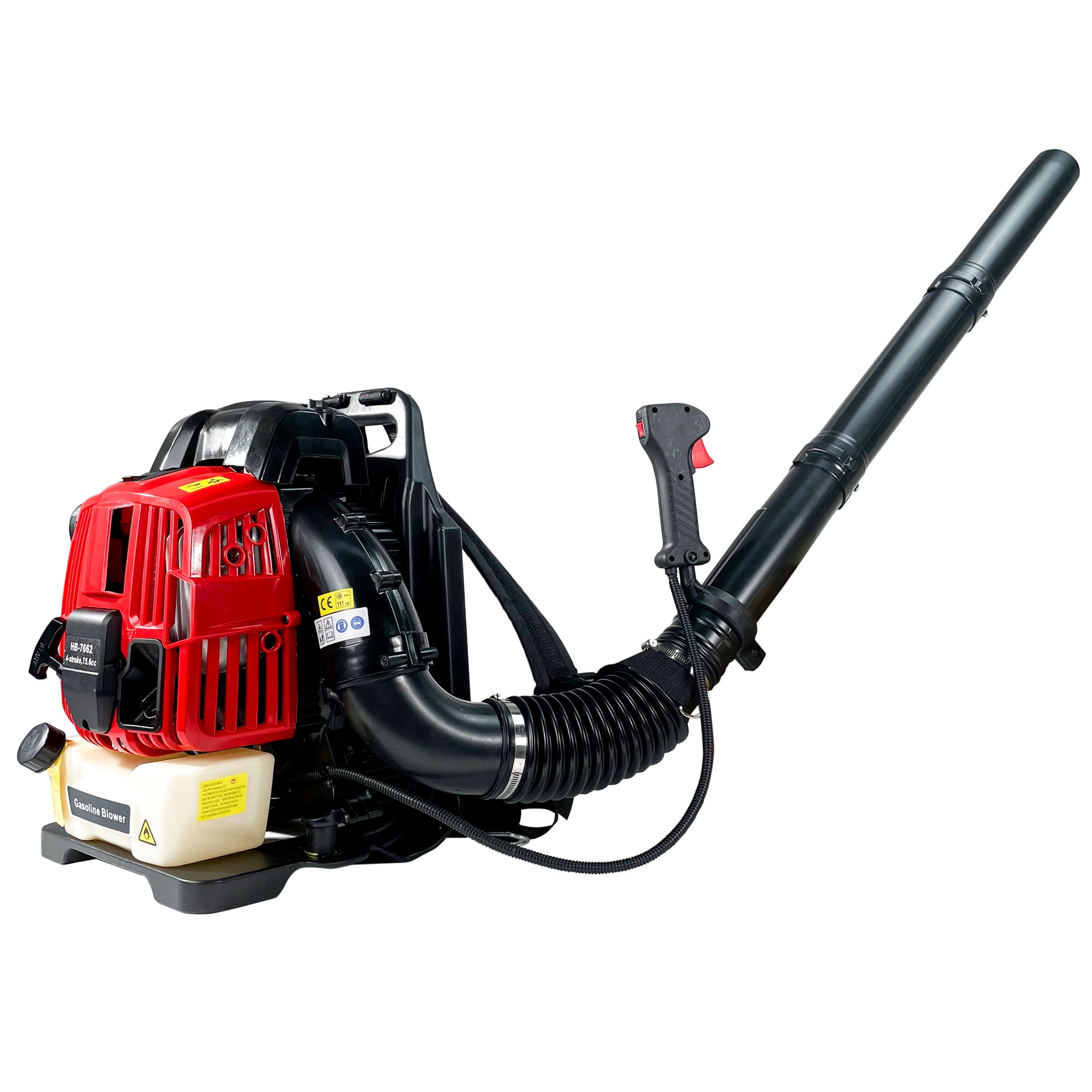 Tookss 76CC 4-Stroke Backpack Gas Leaf Blower 660CFM 200MPH EPA Passed Ergonomic Handle Electric Leaf Blowers For Yard Patio House Jobsite