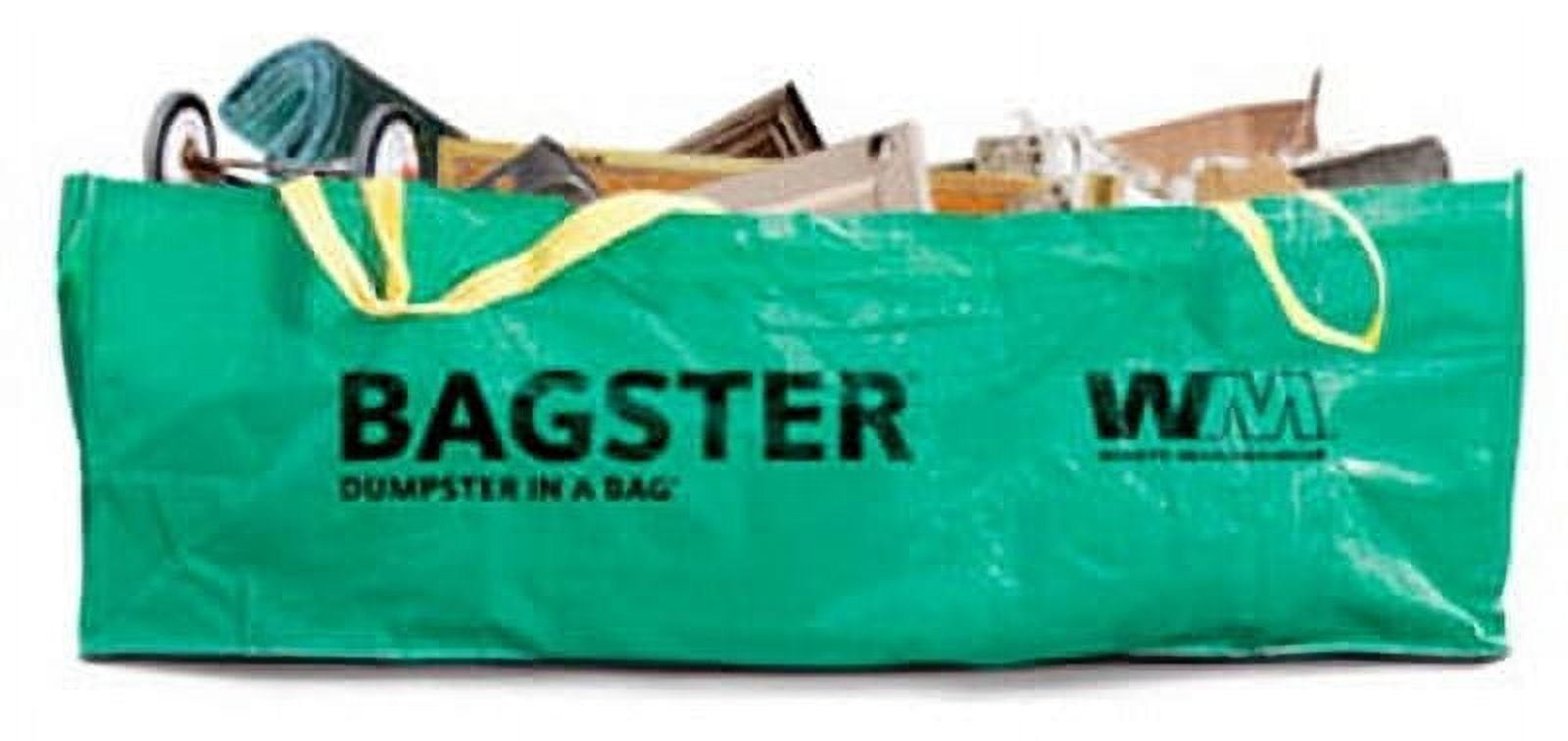 Waste Management Bagster Dumpster in a Bag Green