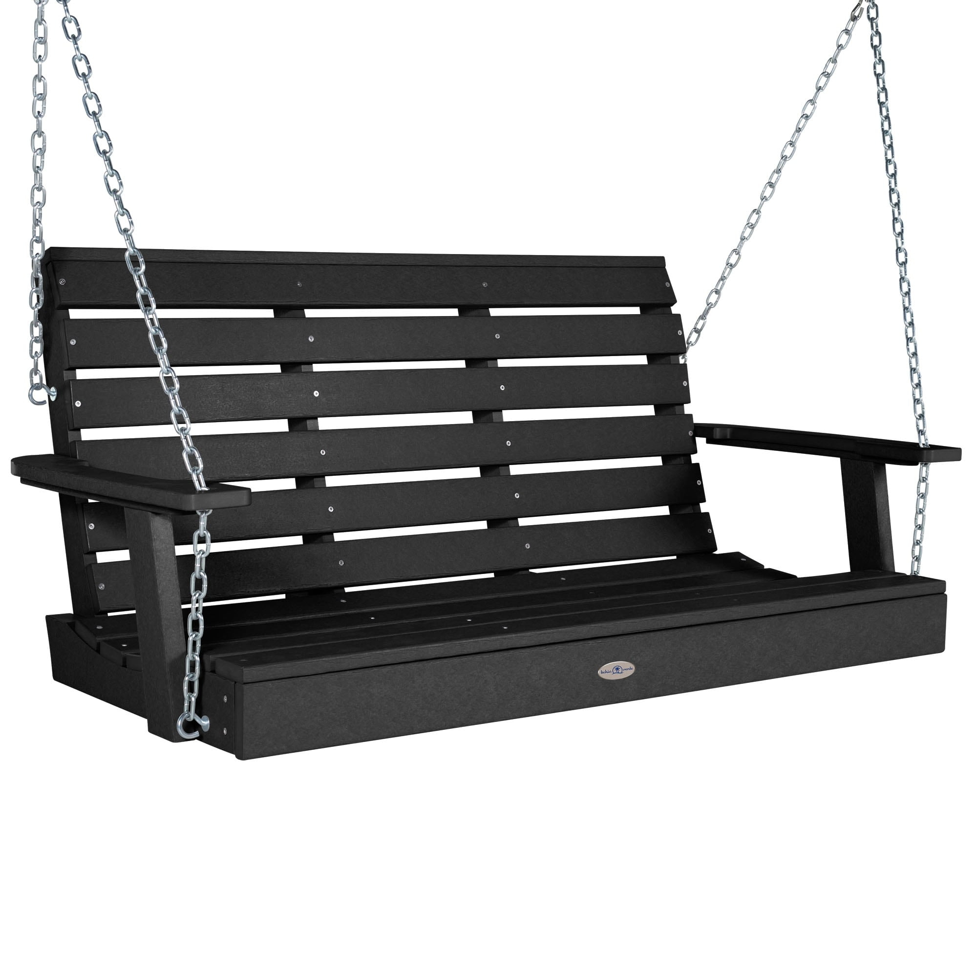 Bahia Verde Outdoor S Riverside Porch Swing 4ft Black Sand