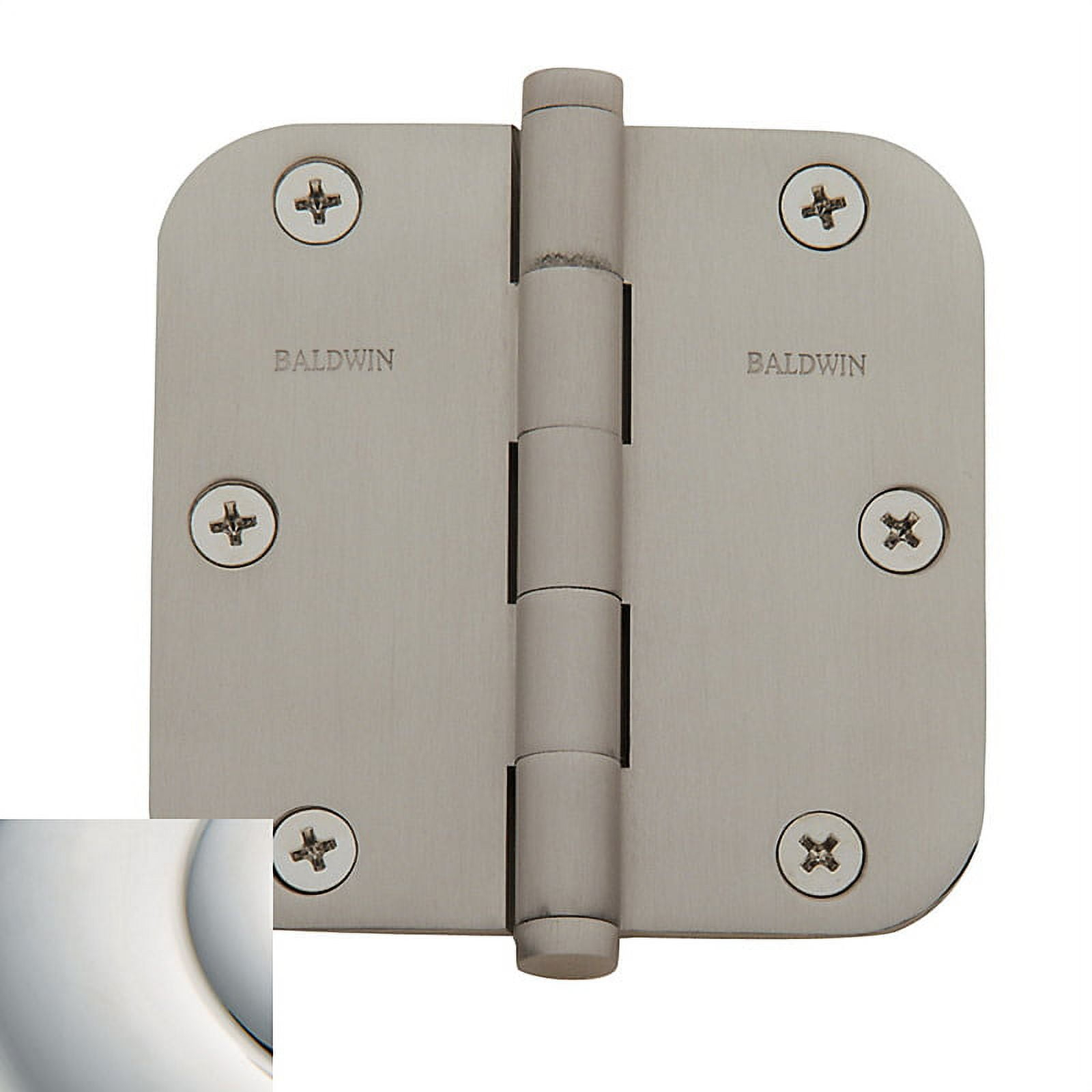 Baldwin 3.5" H x 3.5" W Butt Bearing Single Door Hinge