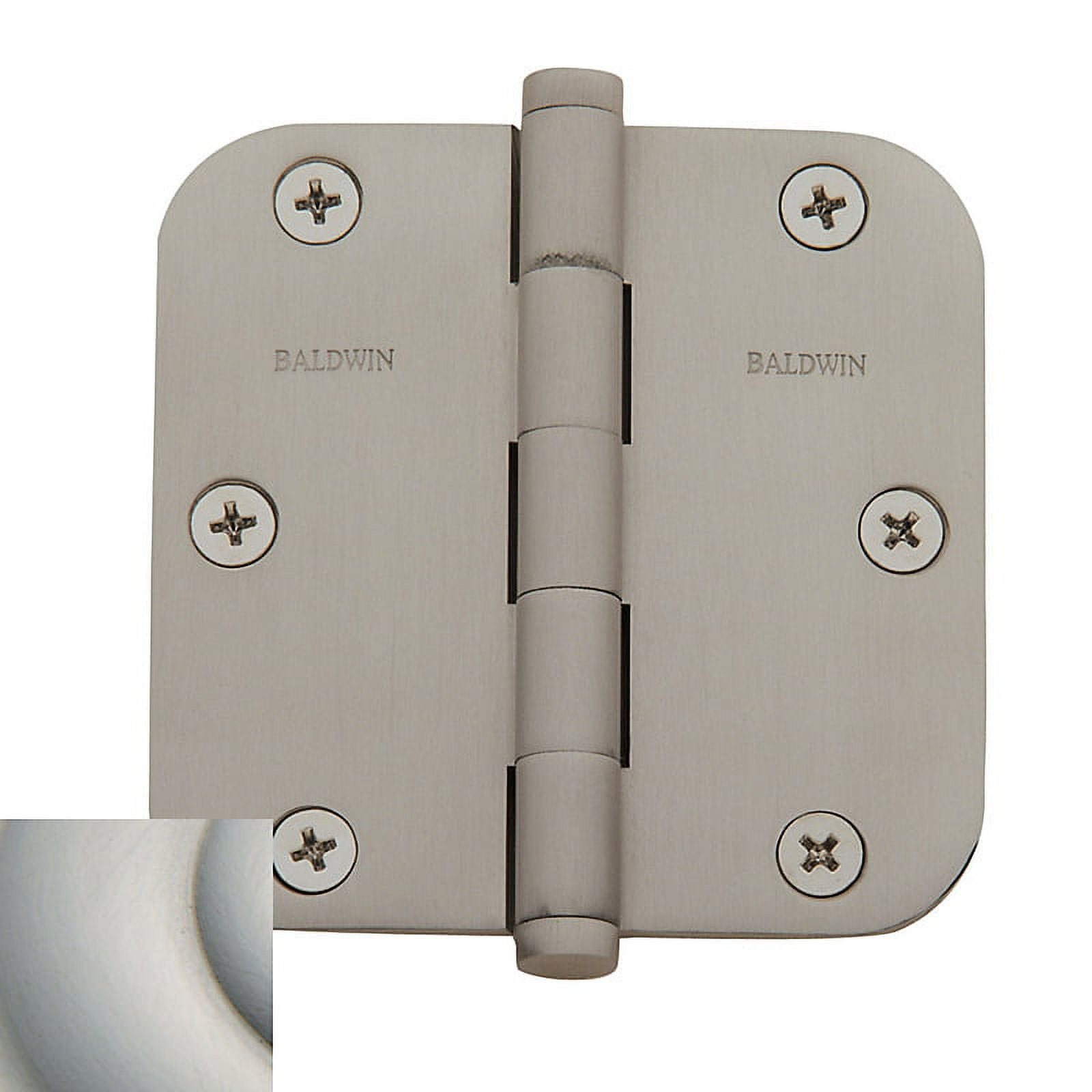 Baldwin 3.5" H x 3.5" W Butt Bearing Single Door Hinge