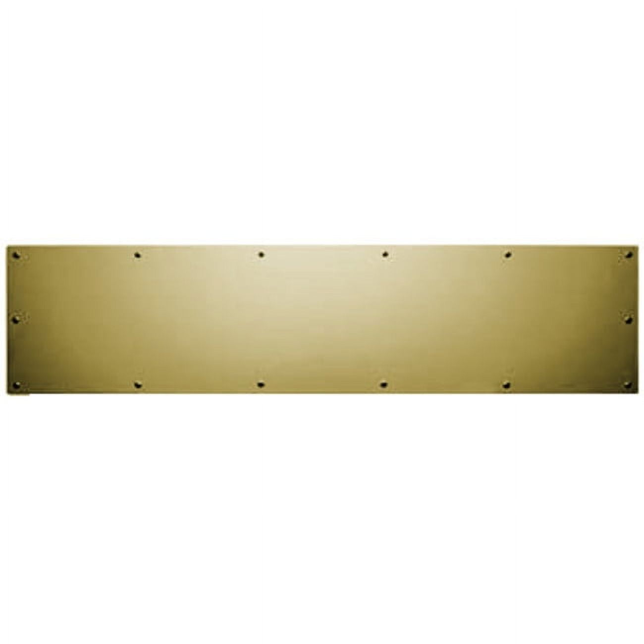 Baldwin 2000.0834 Commercial Grade 8" X 34" Solid Brass Kick Plate - Brown