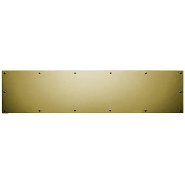 Baldwin 2000.0834 Commercial Grade 8" X 34" Solid Brass Kick Plate - Brown