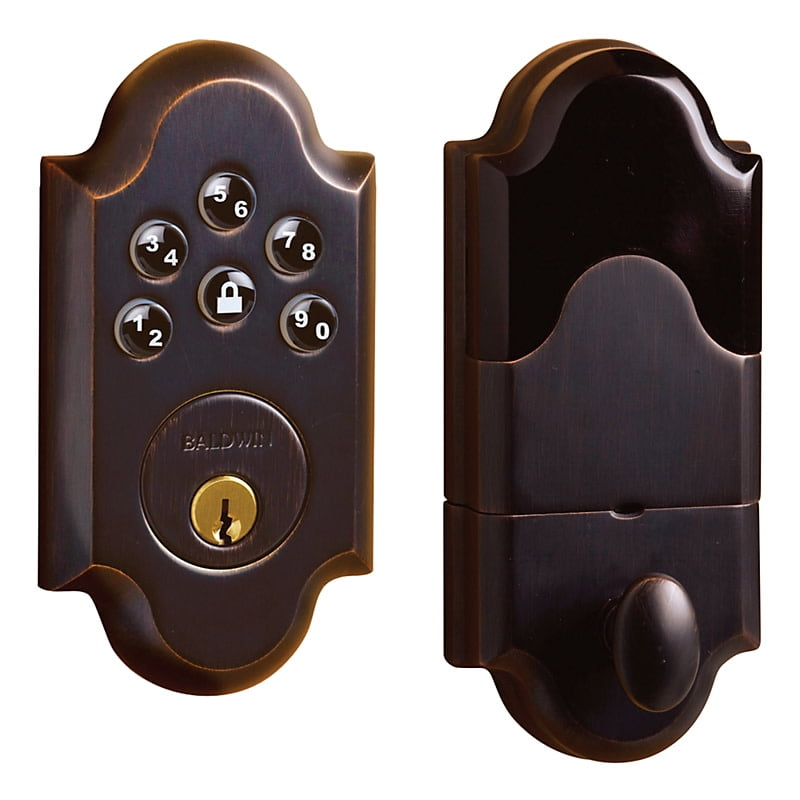 Baldwin 8252.Ac3 Boulder Electronic Keypad Single Cylinder Deadbolt - Bronze