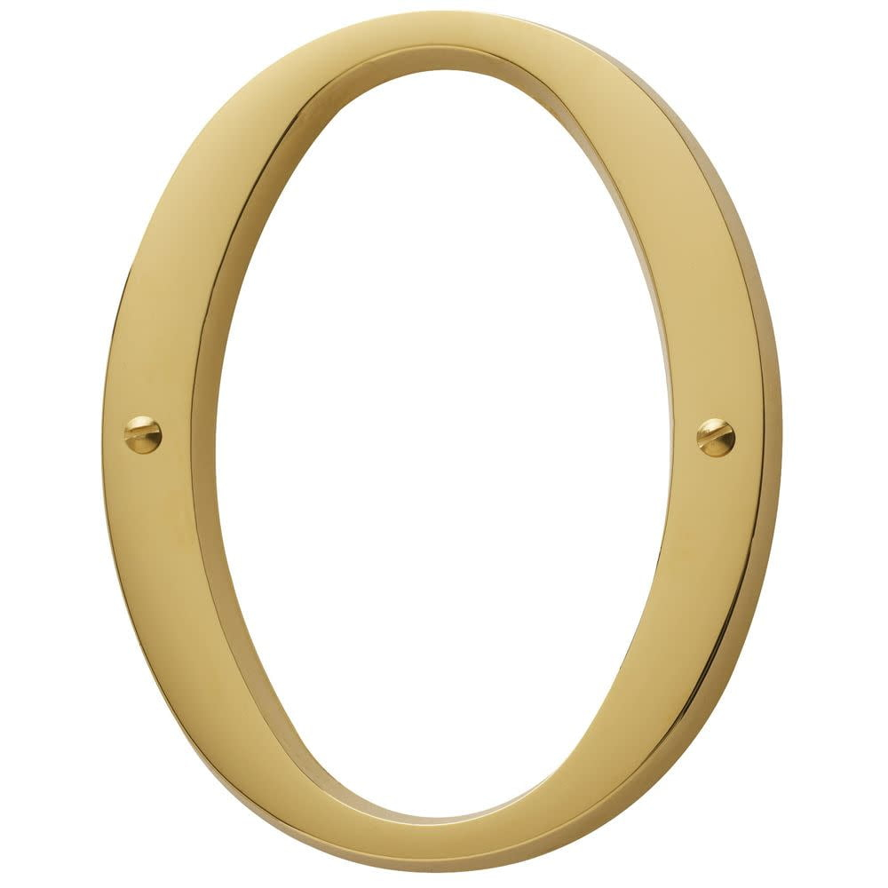 4.75" H Brass House Number