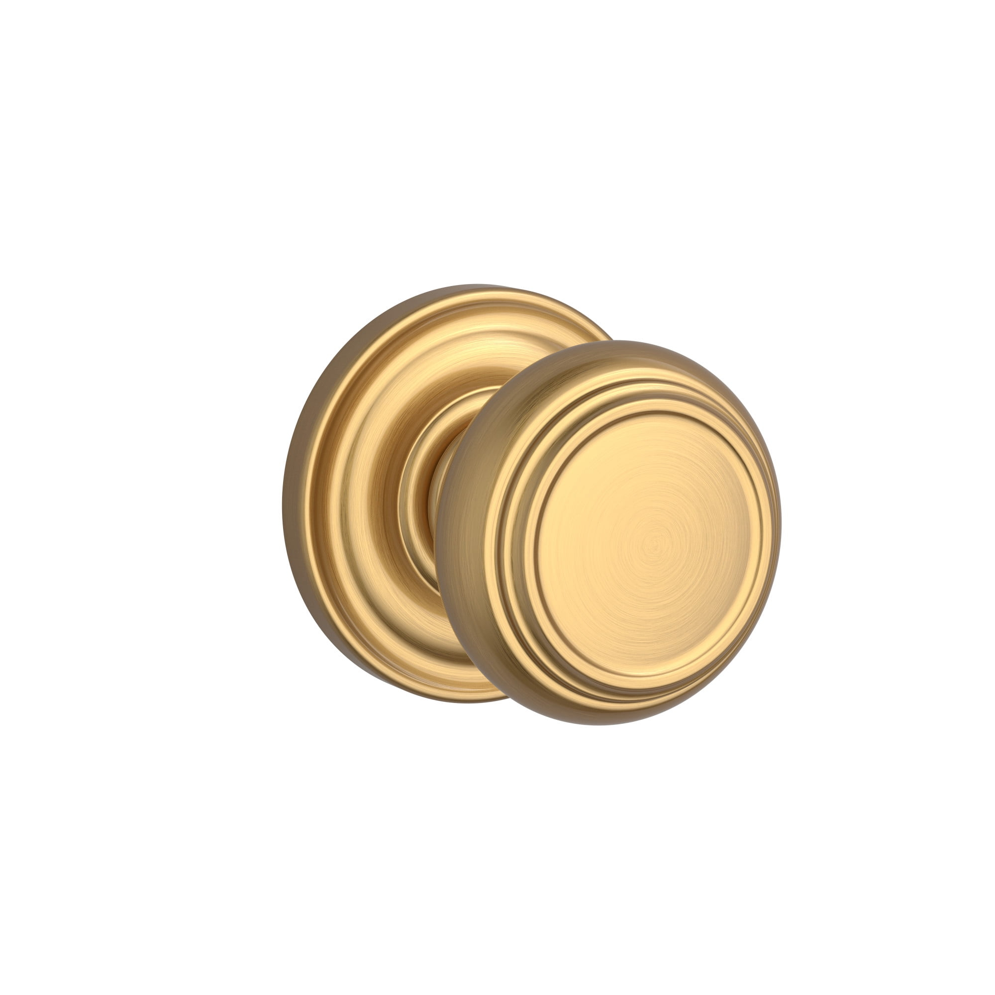 Baldwin Hd.Tra.Trr Traditional Non-Turning One-Sided Dummy Door Knob - Brass