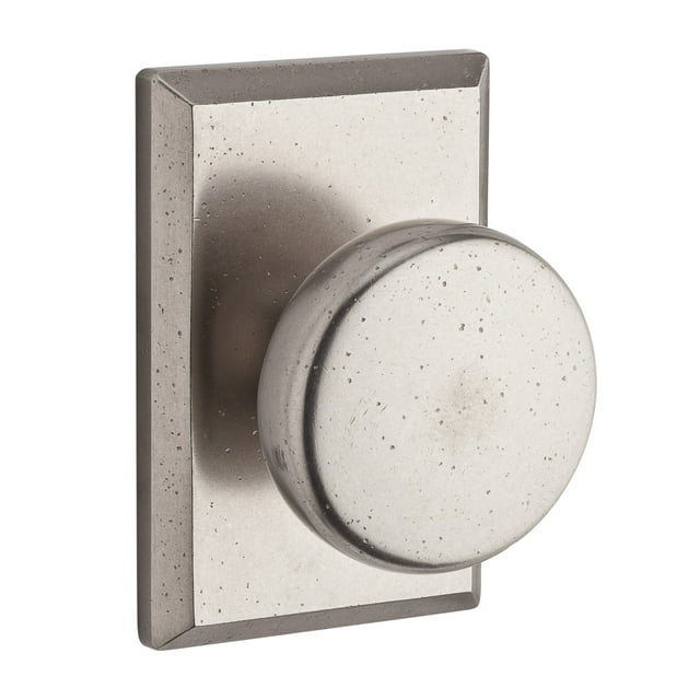 Rustic Passage Door Knob with Rustic Rectangular Rose