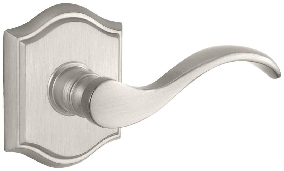 Curve Privacy Door Lever with Traditional Arch Rose
