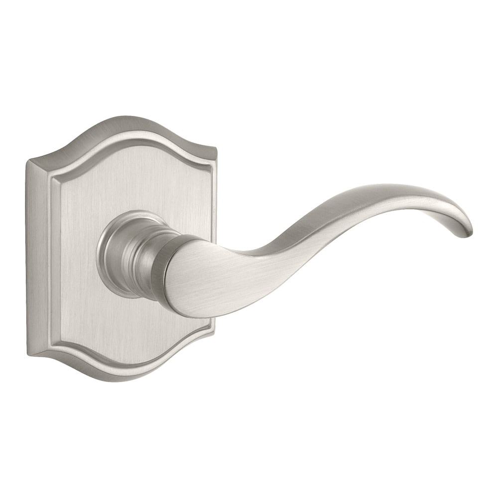 Curve Privacy Door Lever with Traditional Arch Rose