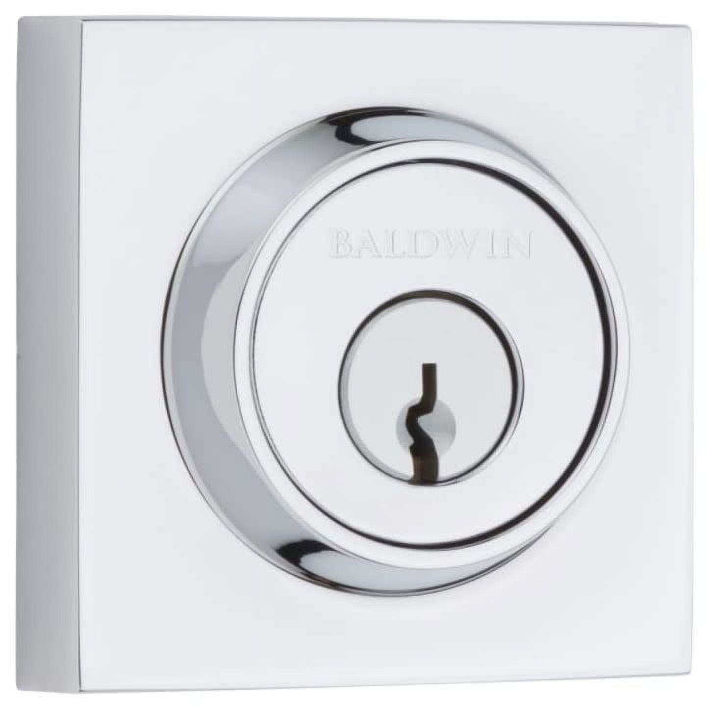 Contemporary Single Cylinder Deadbolt with Smartkey