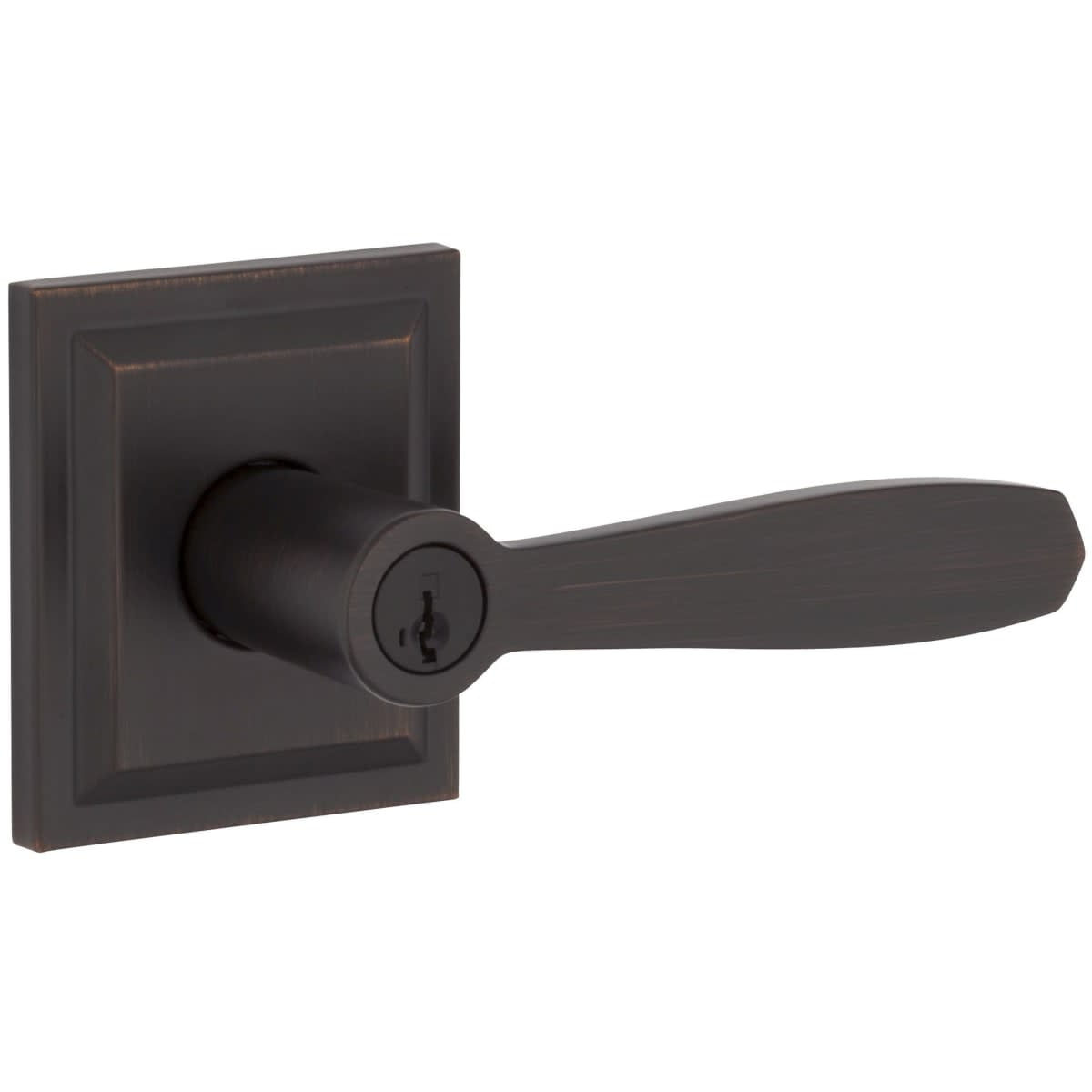 Baldwin Torrey Low Profile Rose Keyed Entry Lever Featuring Smartkey in VB
