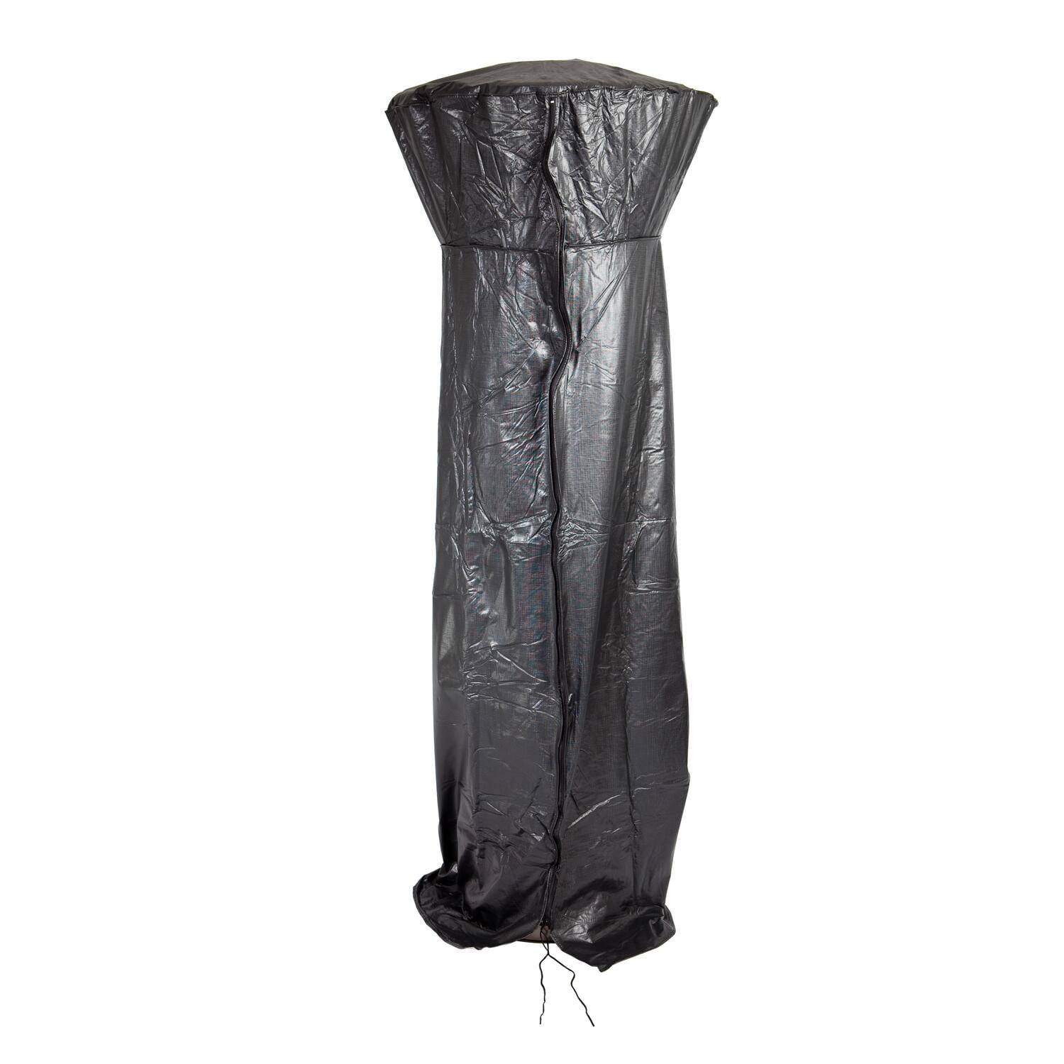 Balken Home Fire Sense Outdoor Full Length Patio Heater Vinyl Cover, Black