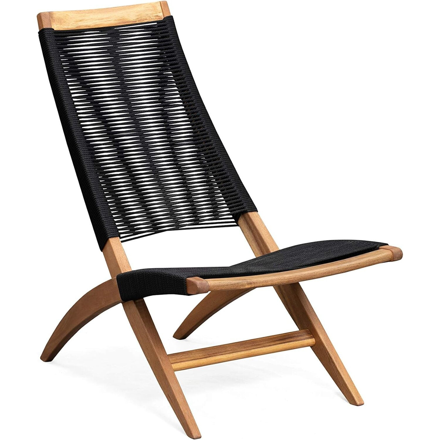 Balkene Home  Lounge Chair Acacia Wood Mid Century Modern Living Room, Bedroom, Lawn, Indoor, Outdoor