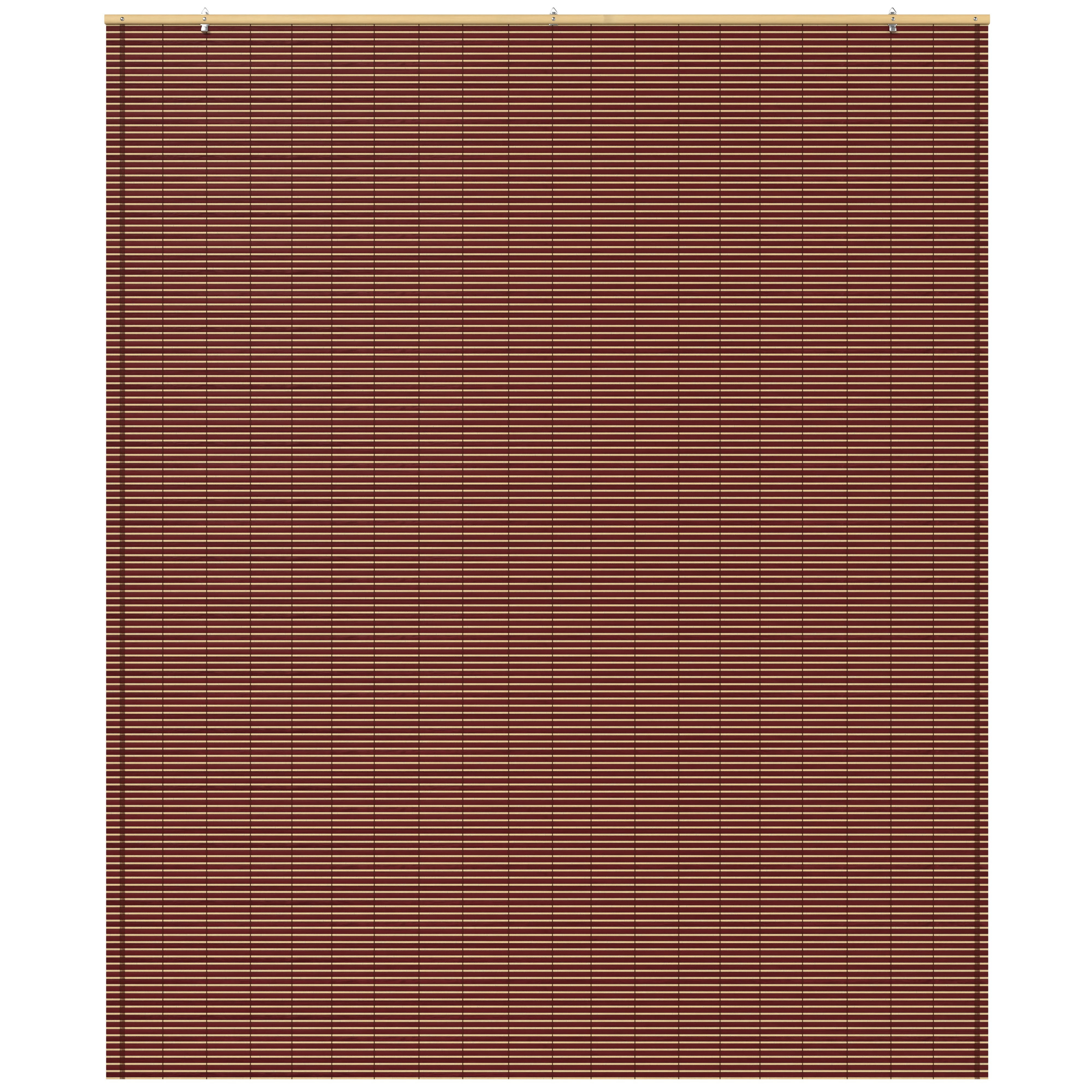 Bamboo Cordless Window Shade - Mahogany 60" W