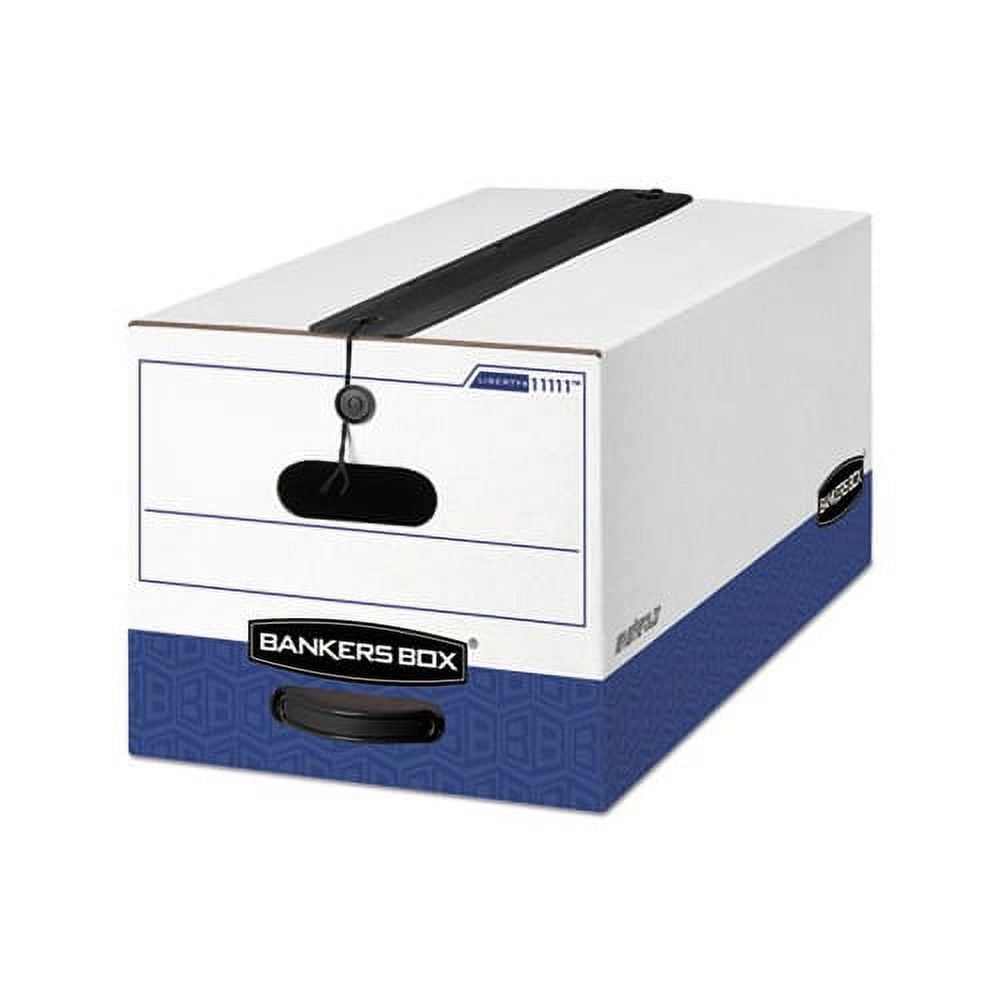 Bankers Box® Liberty Plus Storage Box, Letter, Paper, 12-1/4 x 24-1/8 x 10-3/4, WE/BE, 12/Ctn