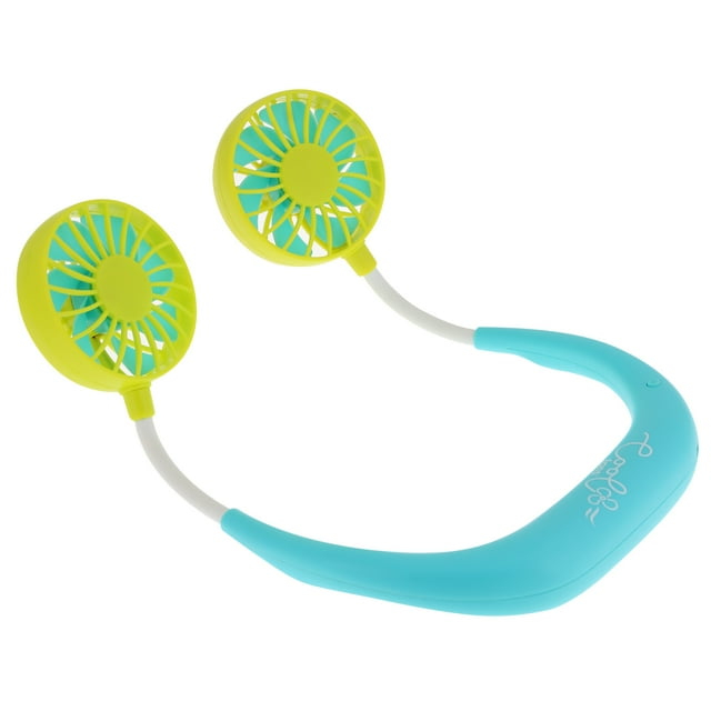 Banzai Wearable, Rechargeable and Personal Cool Fans with 3 Speeds and Sticker Included, Ages 14+