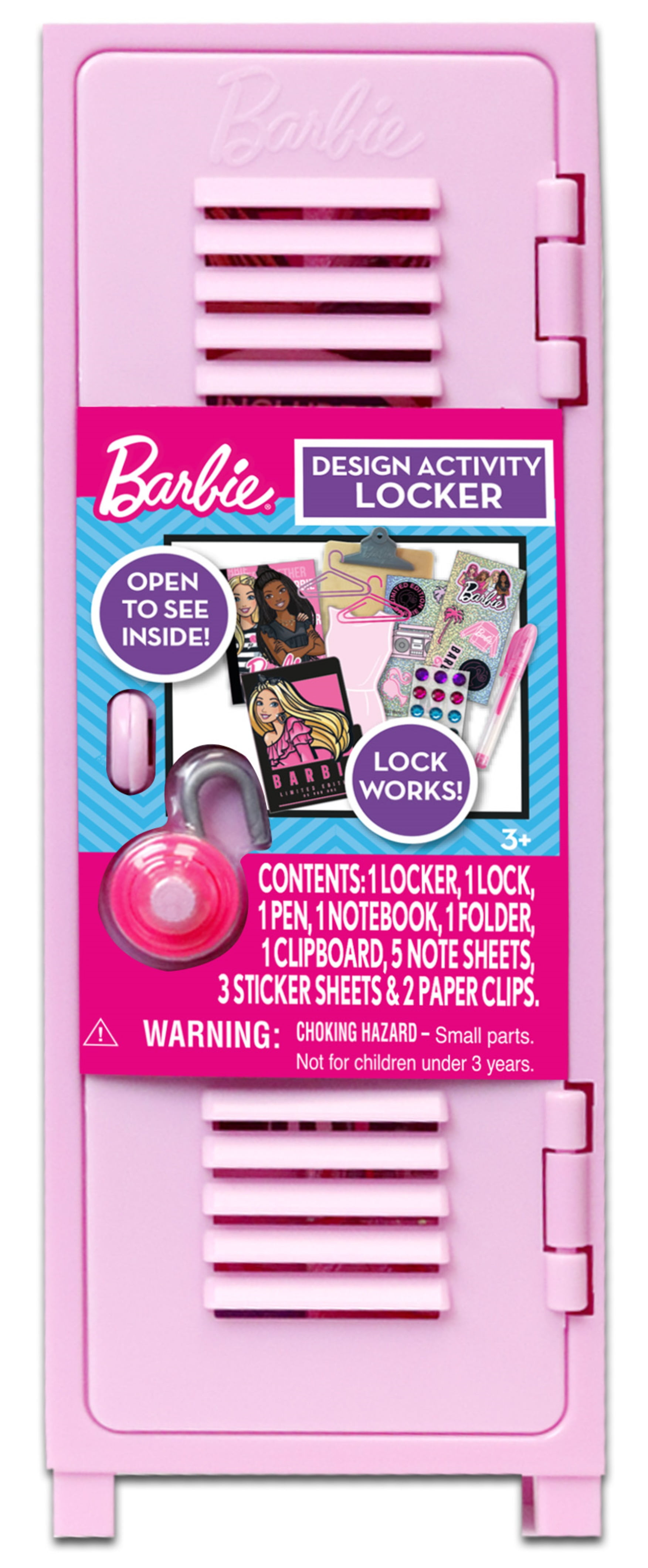 Barbie Design Activity Locker