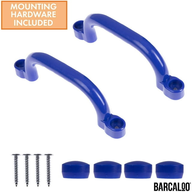 Barcaloo Playground Safety Handles  Blue Grab Handle Bars for Jungle Gym